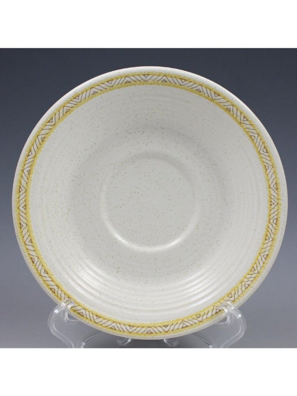 Franciscan Hacienda Gold Saucer 1970's "Flying F" Backstamp Interpace